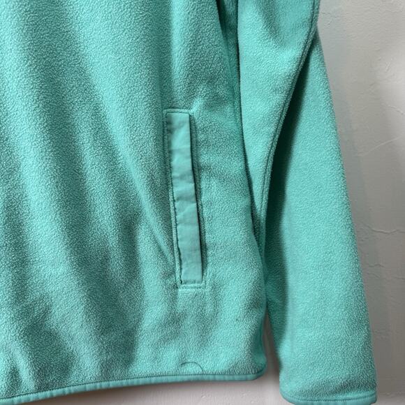 Columbia PFG Women's Turquoise Blur Fleece Pullover Sz Medium Sweatshirt - Picture 3 of 11